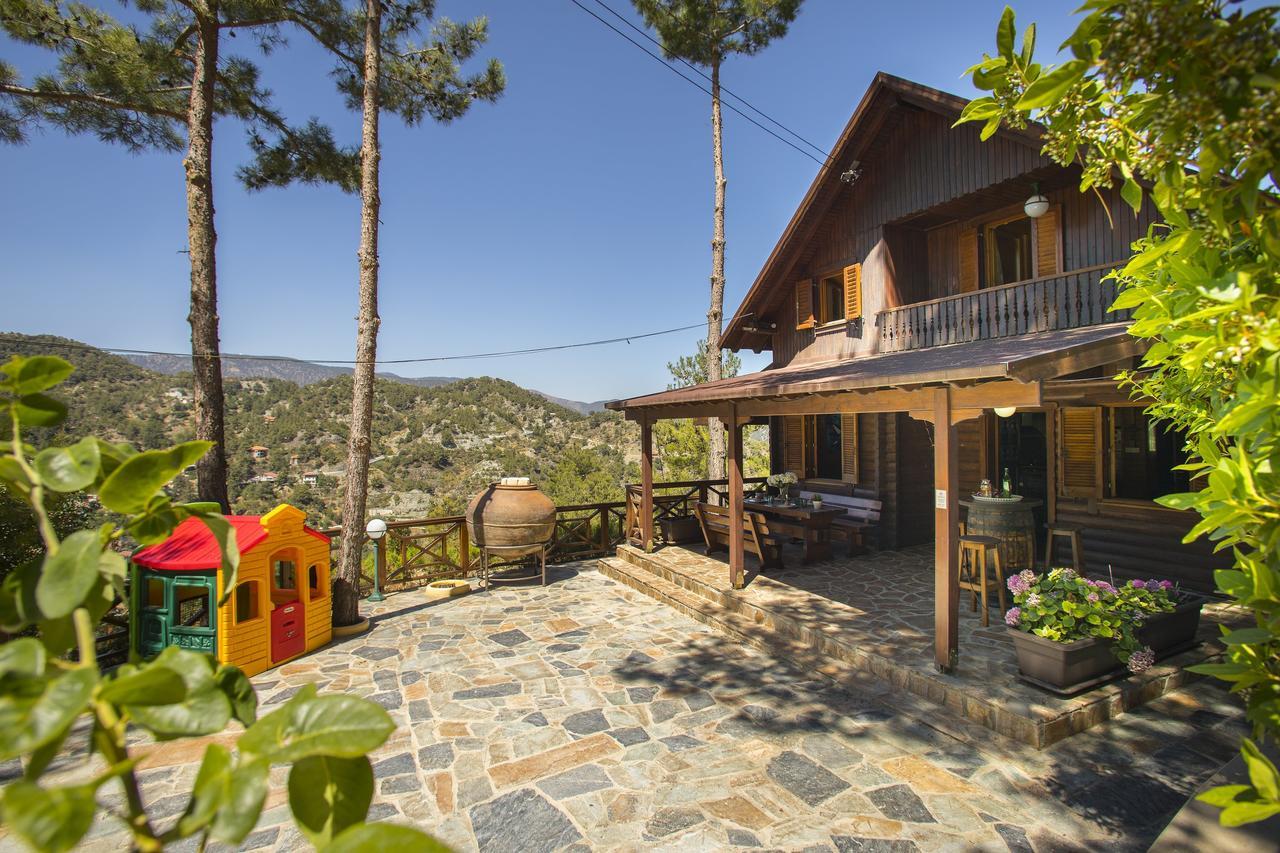 Ricky Chalet Near Troodos Spilia Eksteriør billede